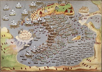Bataille de Navarin le 20 octobre 1827, de l