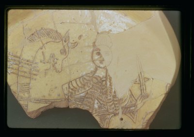 Digenis Akritas et Dragon (céramique) - Greek School