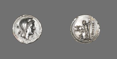 Drachme représentant la nymphe Amphitrite, 216-203 av. J.-C. - Greek School