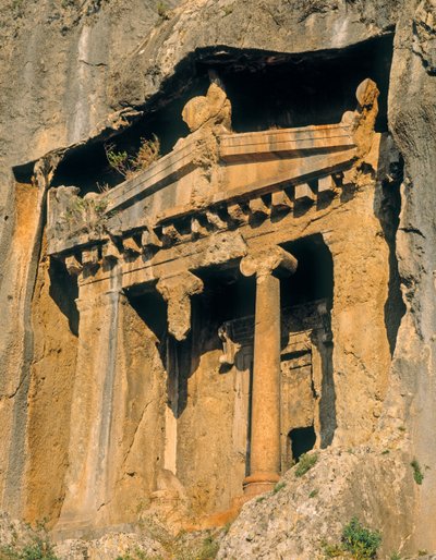Tombeau lycien en roche - Greek School