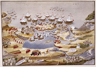 Siège et bataille navale, planche 13 de l