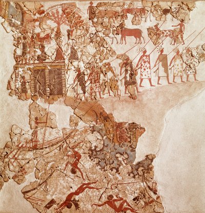La mort des Libyens, fresque d