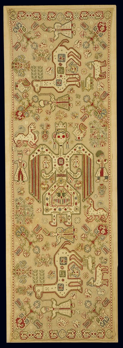 Coussin de mariage, de Lefkas, Îles Ioniennes, XVIIe-XVIIIe siècle - Greek School