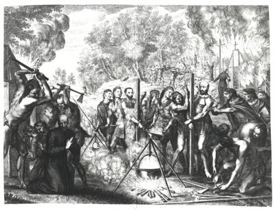 La mort de quelques pères jésuites en Nouvelle-France, de 