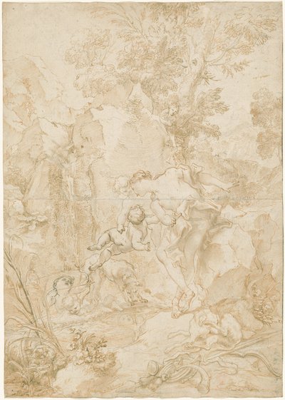 Écho et Narcisse - Gregorio De Ferrari