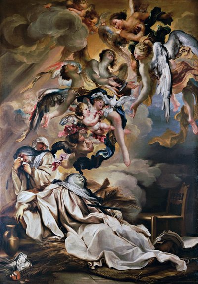 Mort de Sainte Scholastique, par Gregorio de