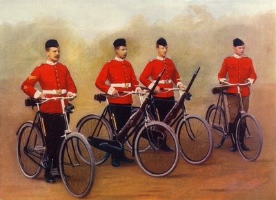 Cyclistes - Lancashire Fusiliers, 1900 - Gregory and Co
