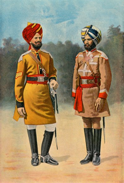 Première cavalerie du Bengale et cavalerie de guide, 1901 - Gregory and Co