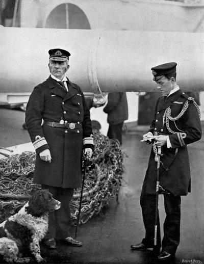 Contre-amiral Arthur Alington et son lieutenant de pavillon, William George Elmhirst Ruck-Keene, 1896 - Gregory and Co