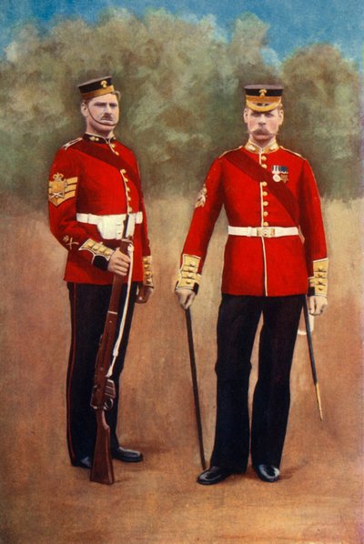 Le sergent-major et le sergent-major des Grenadier Guards - Gregory and Co