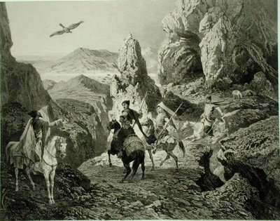 Chasse au Faucon près d