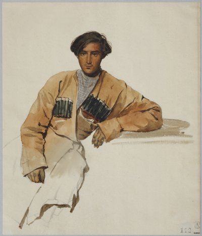 Portrait de Christophor Dmitrievich Sanikidze, 1841 - Grigori Grigorevich Gagarin