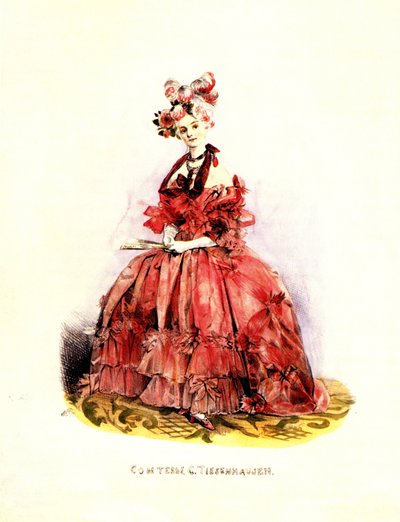 Portrait de la comtesse Catherine von Tiesenhausen 1803-1888, 1830s - Grigori Grigorevich Gagarin