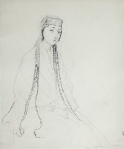 Portrait de la princesse Maria Maiko Orbeliani 1818-1849, 1840-1842 - Grigori Grigorevich Gagarin