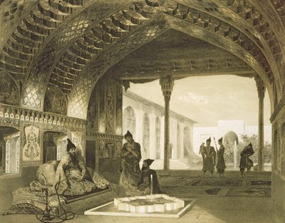 La salle des miroirs dans le palais du Sardar d