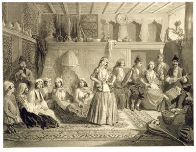 Salle de repos près des bains à Shemakha, sur la steppe de Shirvanskaya, planche 40 d