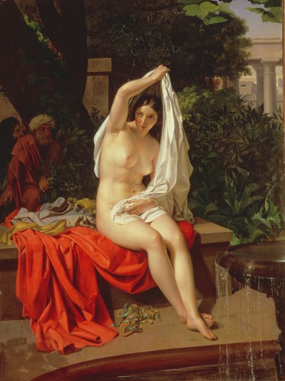Suzanne et les vieillards, 1831 - Grigori Ignatevich Lapchenko