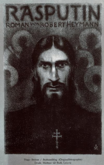 Raspoutine / Couverture de livre 1919 - Grigori Jefimowitsch Rasputin