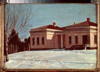 Vue du manoir Milyukov a Ostrovski - Grigori Vasilievich Soroka