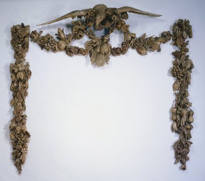 Décoration de manteau de cheminée - Grinling Gibbons