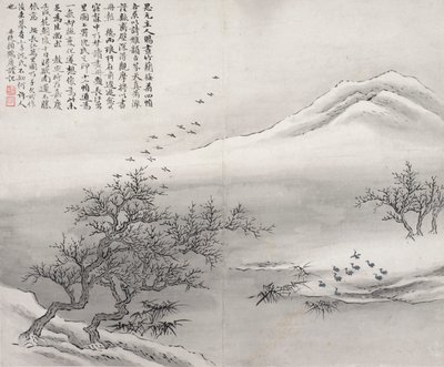 Oiseaux sur la berge - Gu Haoqing