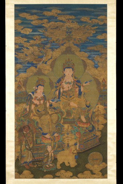Deux versions de bodhisattva Guanyin, vers 1750 - Guanpeng (after) Ding