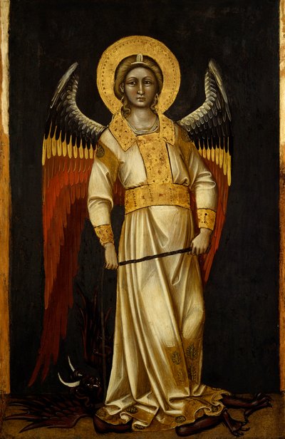Ange avec démon enchaîné, vers 1354 - Guariento di Arpo