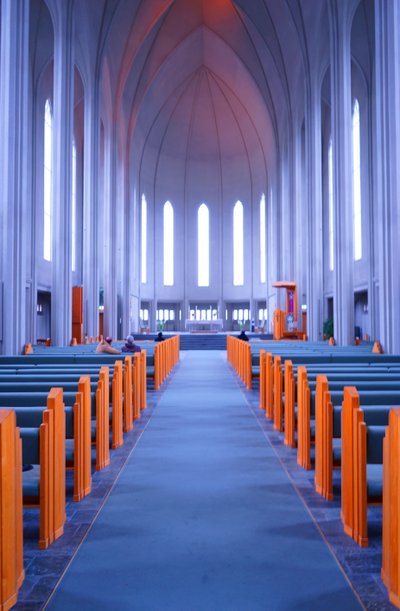Intérieur de la Hallgrimskirkja - Gudjon Samuelsson