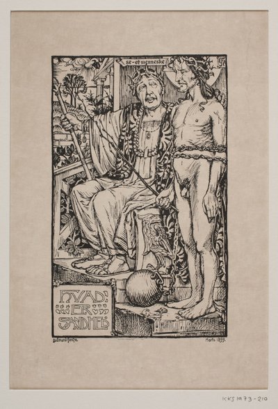 Le Christ devant Pilate - Gudmund Hentze