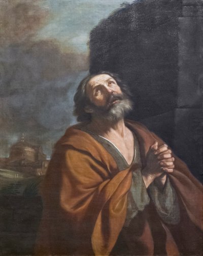 Saint Pierre pleurant - Guercino (1591 1666)