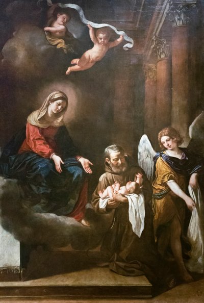 La Madone avec fra Felice da Cantalice, l