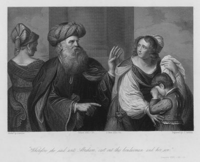 Chasse cette servante et son fils, Genèse XXI - Guercino