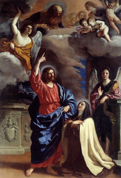 Le Christ apparaissant à Sainte Thérèse - Guercino
