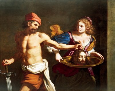 Salomé reçoit la tête de Jean-Baptiste, par Giovanni Francesco Barbieri, dit Guercino - Guercino (1591 1666)