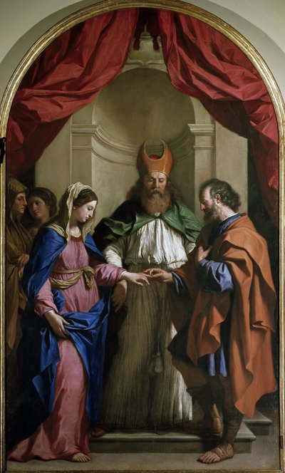 Le Mariage de la Vierge - Guercino