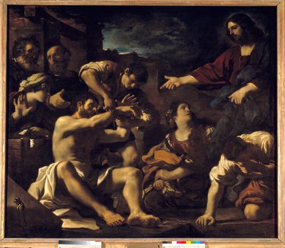 La résurrection de Lazare - Guercino