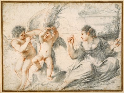 Vénus grondant Cupidon, tandis qu
