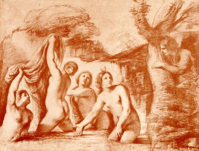Diane et Actéon - Guercino