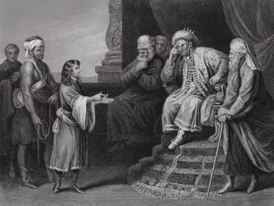 Joseph interprétant le rêve de Pharaon - Guercino