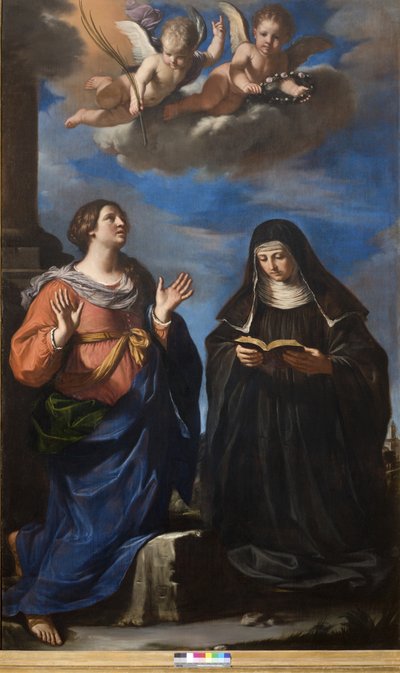 Sainte Gertrude et Lucrèce, 1645 - Guercino