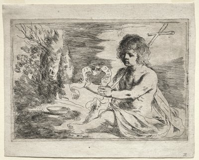 Saint Jean-Baptiste, 1650s - Guercino
