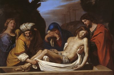 La Mise au tombeau, c.1656 - Guercino