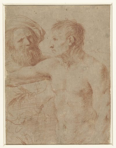 Deux hommes - Guercino