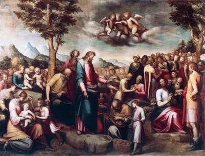 La multiplication des pains - Guglielmo Caccia