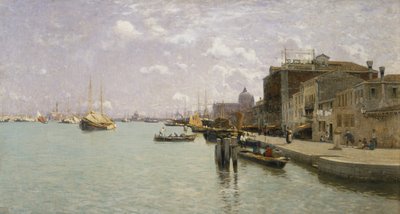 Matin sur la Giudecca, Venise - Guglielmo Ciardi
