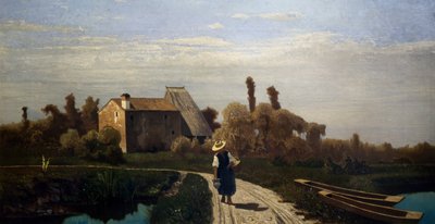 Paysage rural, Matin de mai - Guglielmo Ciardi