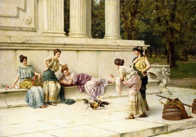 Le combat de coqs - Guglielmo Zocchi
