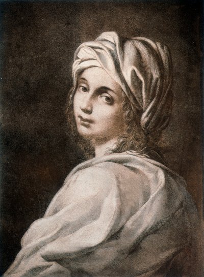 Portrait de Béatrice Cenci, personnage de la tragédie "Les Cenci" écrite par Percy Bysshe Shelley (1792-1822) - Guido (manner of) Reni