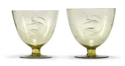 Deux calices gravés 