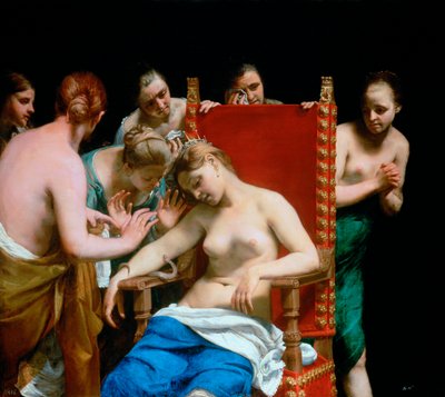 La Mort de Cléopâtre, ca 1662 - Guido Canlassi